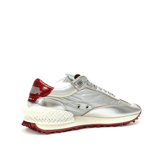 Golden Goose X Sunmi Silver Marathon Paneled Athletic Shoes - Picture 6 of 8
